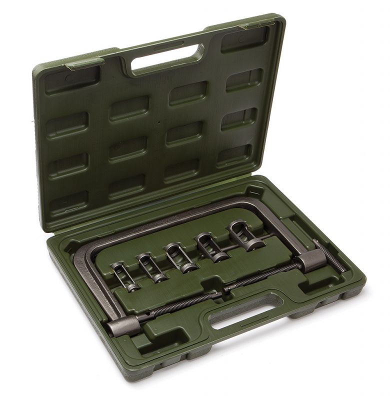 купить Рассухариватель струбцинный с насадками 16-19-23-25-30мм в кейсе Дело Техники с доставкой