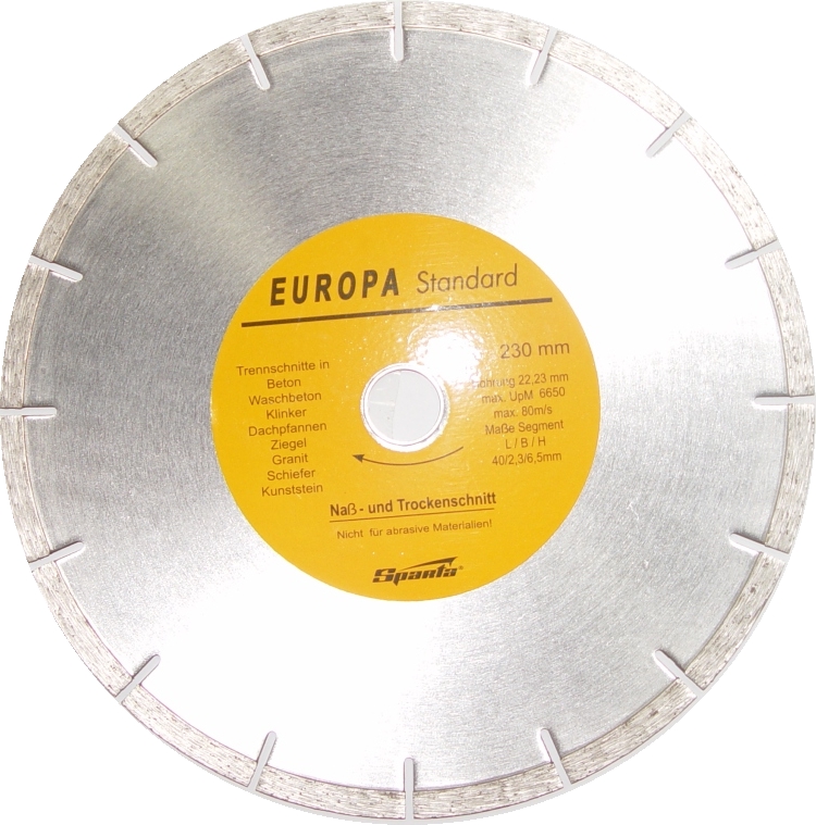 купить Диск алмазный 125*22.2мм сухой рез Sparta EuropaStandart с доставкой