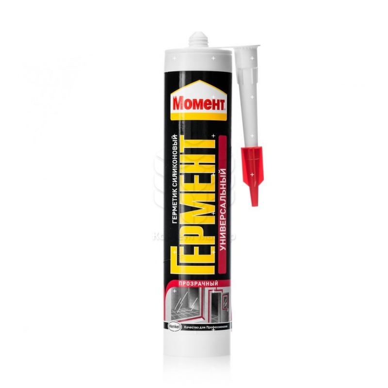 купить Герметик силиконовый Момент 280мл прозрачный универсальный с доставкой