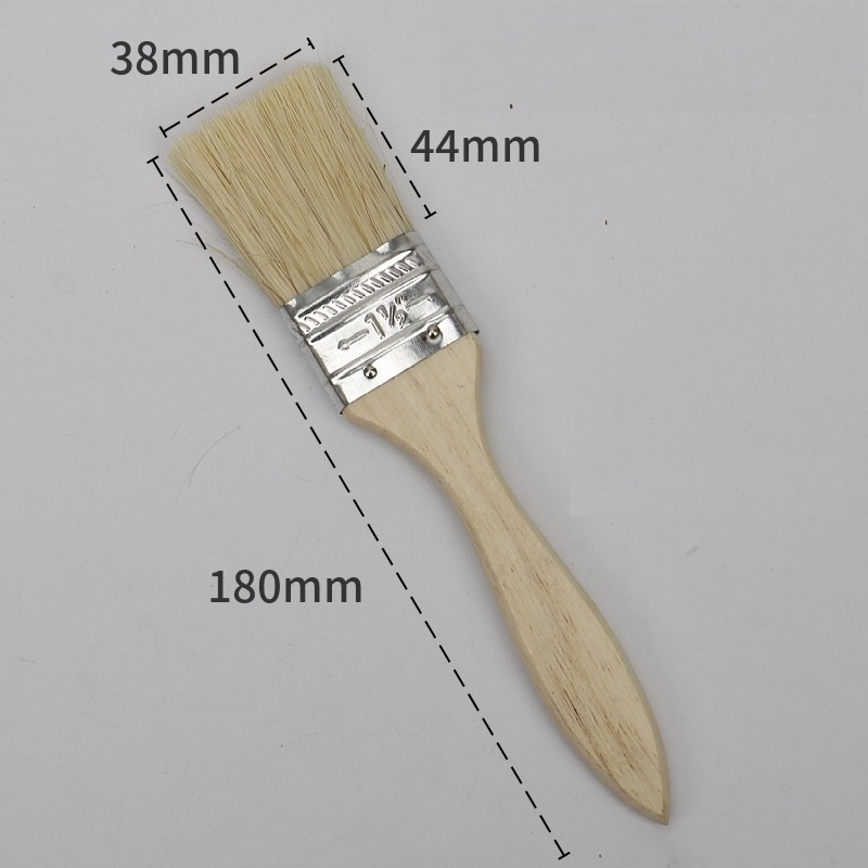 купить Кисть флейцевая  1,5"(38мм) деревянная ручка с доставкой