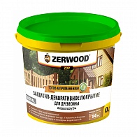 купить Пропитка по дереву защит.декор. акрил. палисандр 0,9кг ZERWOOD ZDP аквалазурь с доставкой