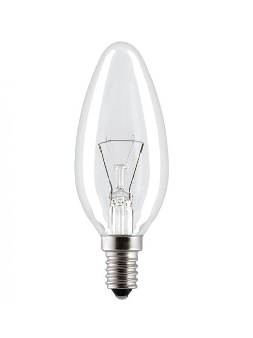 купить Лампа накаливания Е14 Космос свеча 40W прозрачная                                                    с доставкой
