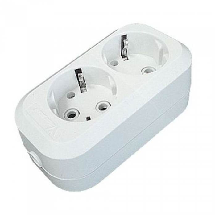 купить Колодка  Универсал 2гн. 16А Е-302, с заземлением                                                     с доставкой