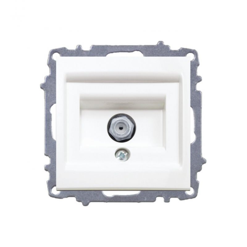 купить Розетка телевизионная El-Bi Zena (модуль), белая                                                     с доставкой