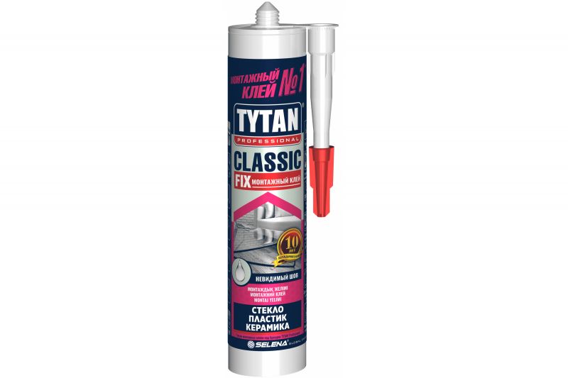 купить Клей монтажный TYTAN Classic Fix 310мл прозрачный с доставкой