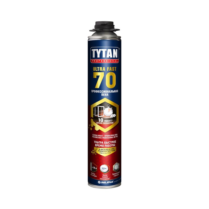 купить Пена TYTAN 70 ULTRA FAST 870мл ПРОФИ летняя, быстросохнущая с доставкой