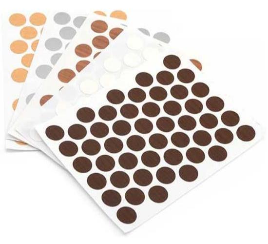 купить Заглушка самоклеящаяся D-14мм светло бежевая (50шт)                                                  с доставкой