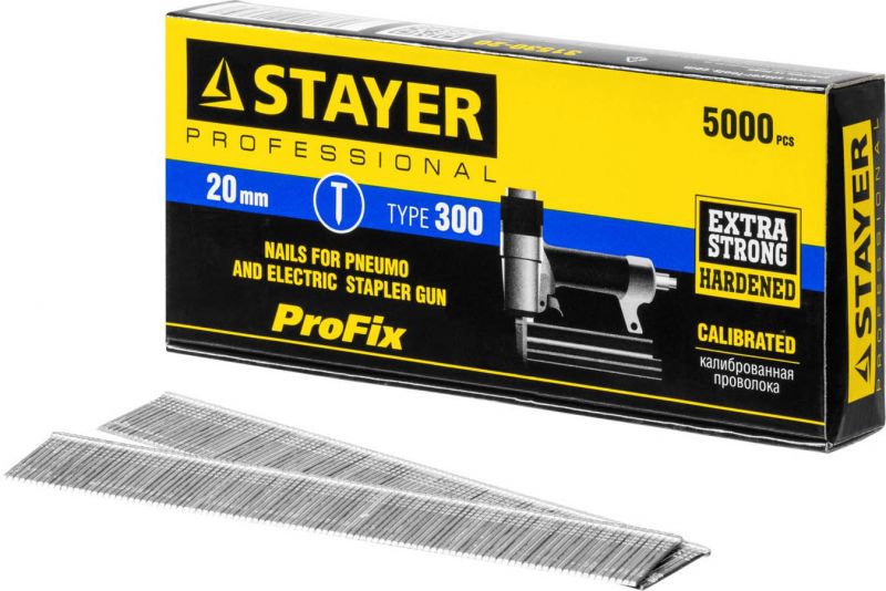 купить Гвозди  для пнев.степлера  50*1,25*1мм 5000шт STAYER с доставкой