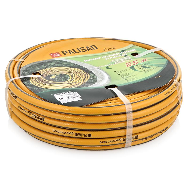 купить Шланг поливочный ПВХ 1/2" 15м армированный 3-х слойный, Standard LUXE Palisad                        с доставкой
