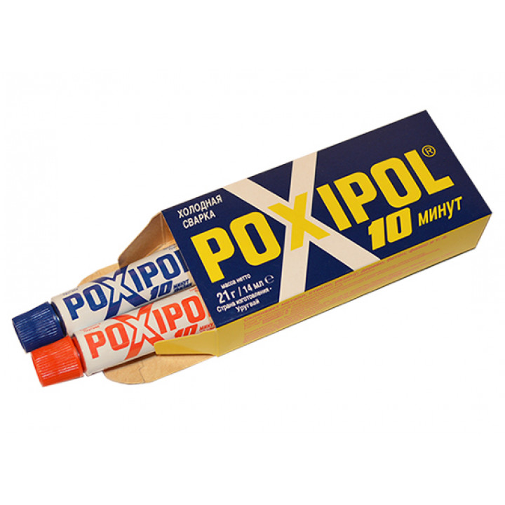купить Холодная сварка POXIPOL 14мл металлик                                                                с доставкой
