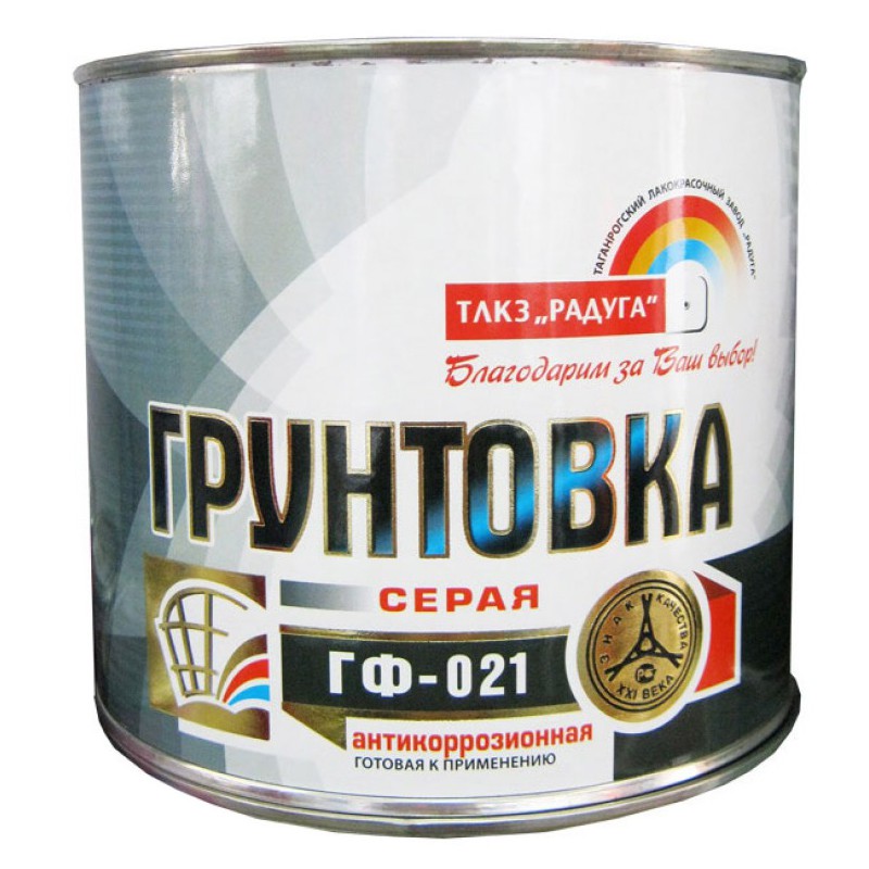 купить Грунт ГФ-021 серый  6,0кг Радуга с доставкой