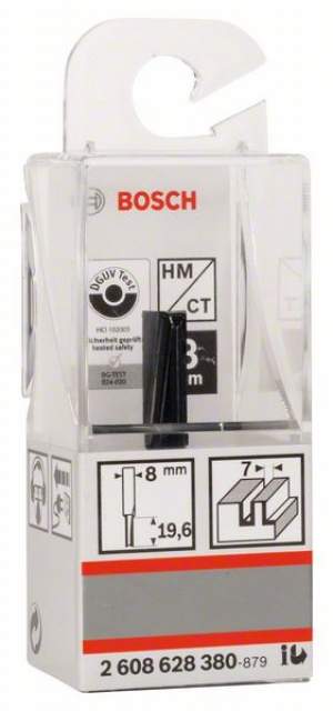 купить Фреза Bosch пазовая с2лезв. 8/7/20/51                                                                с доставкой