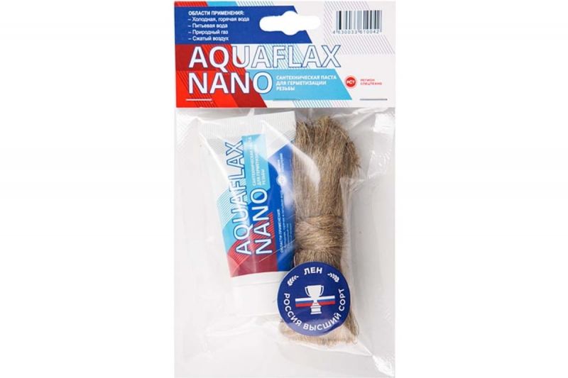 купить Набор паста 30г тюбик + 15г лен AquaflaxNano с доставкой