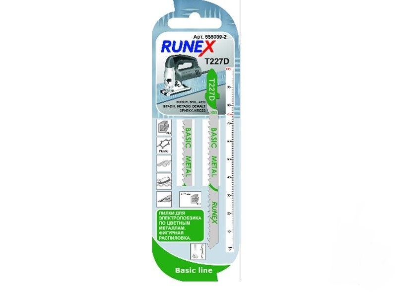 купить Пилка Runex T-227D 100х75мм (алюм.,цв.мет.,сталь                                                     с доставкой
