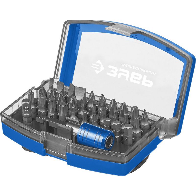 купить Набор насадок ЗУБР "ПРО-32", 32 предмета, в пластиковом боксе с доставкой