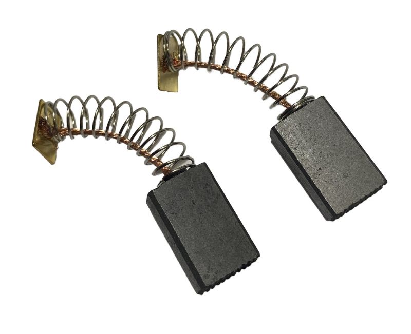 купить Щетки угольные №593 5х10х11,5 пружина, квадрат-пятак, Интерскол МП-65/550 с доставкой