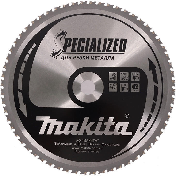 купить Диск пильный Makita 305х25,4 z60 по металлу В-29393 с доставкой