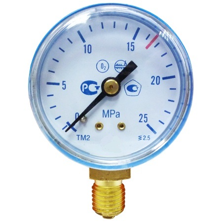купить Манометр кислородный 25 МПа поверенный с доставкой