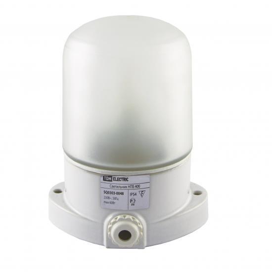 купить Светильник влагозащищенный TDM НПБ400 настенный (IP54, 60Вт, белый)                                  с доставкой