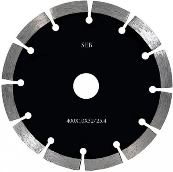 купить Диск алмаз.SEB 400х10х25,4/32 сегмент с доставкой