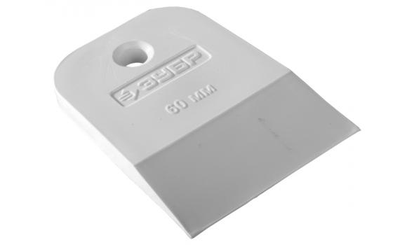 купить Шпатель резиновый ЗУБР "Мастер"  80мм, белый                                                         с доставкой