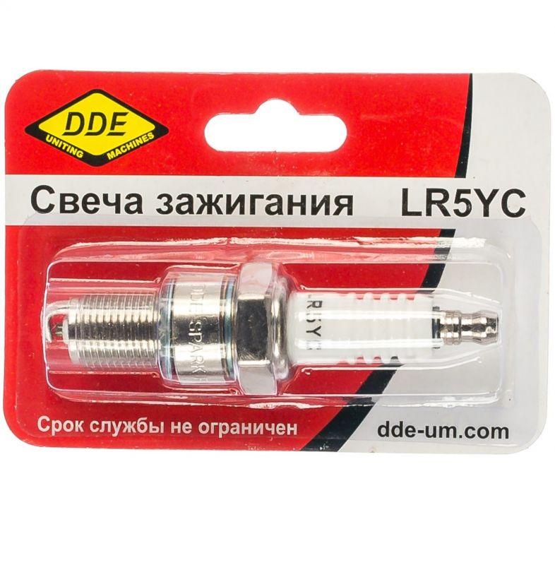 купить Свеча зажигания DDE-LR5YC (Champion RN9YC, Bosch WR7DC, NGK BPR6ES) GG950, DPG1101i, DPG1201i с доставкой