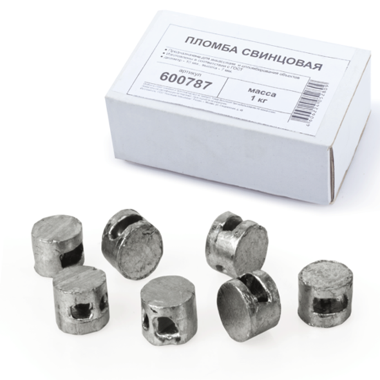 купить Пломба свинцовая диам.10мм, выс.7мм                                                                  с доставкой