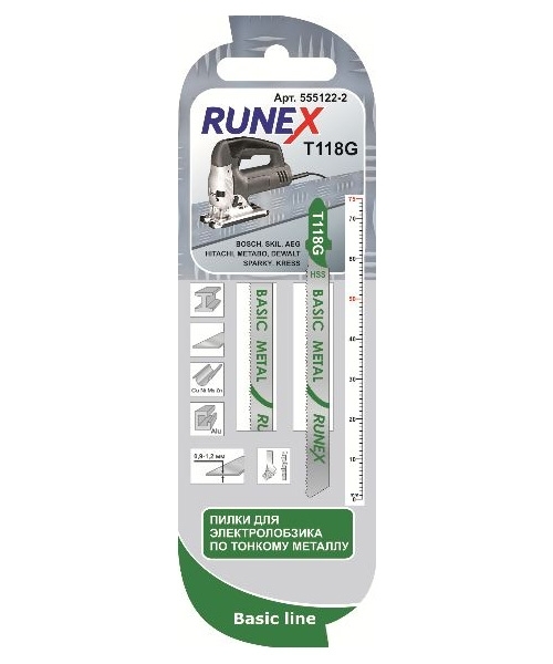 купить Пилка Runex T-118G 75х50мм (сталь,цв.мет.,пласт.                                                     с доставкой