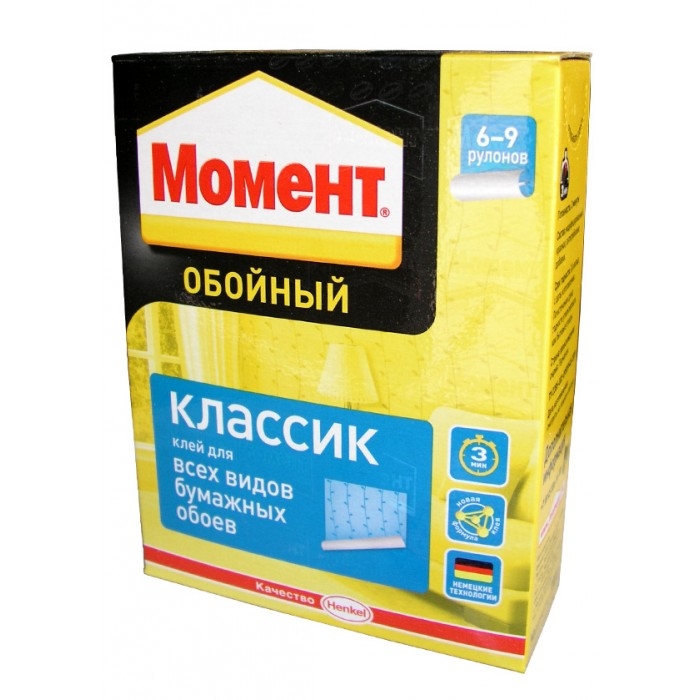 купить Клей обойный Момент Классик 200г/24*                                                                 с доставкой