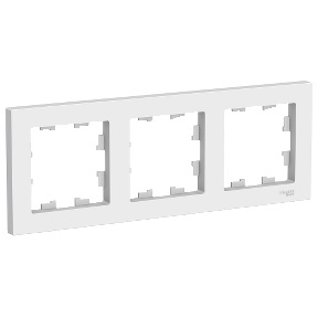 купить Рамка Schneider Electric Atlas 3-ая  белый  ATN000103 с доставкой