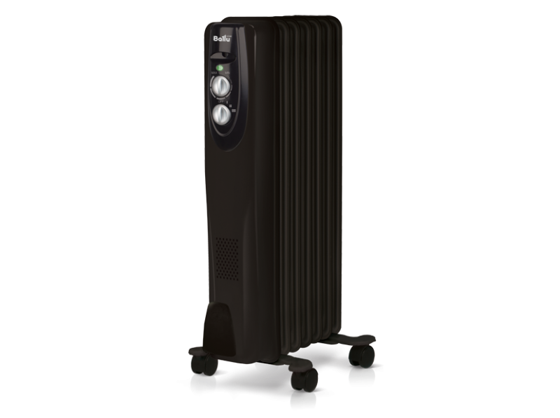 купить Радиатор масляный BALLU Classic black  7 секций BOH/CL-07BRN 1500                                    с доставкой