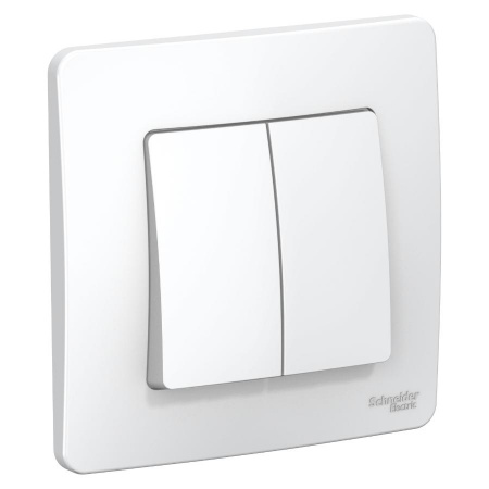 купить Выключатель внутренний Schneider Electric Blanca 2-СП 10A белый BLNVS010501 с доставкой