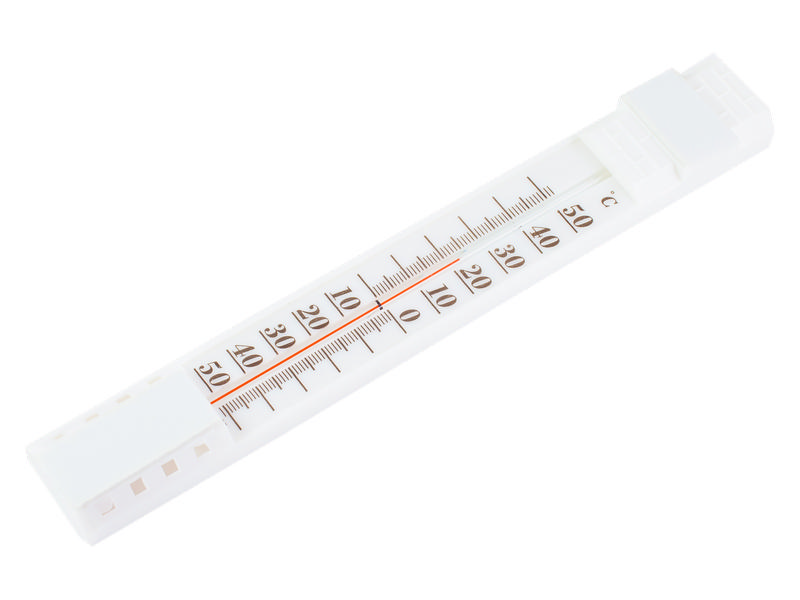 купить Термометр оконный наружный ТСН-42 на липучке и гвоздике, от -50°C до +50°C, 230х32мм РемоКолор с доставкой