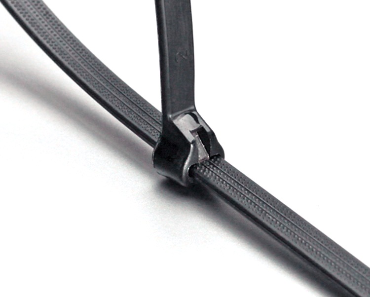 купить Хомут-стяжка нейлон с метал.замком 4,7х200 черный                                                    с доставкой