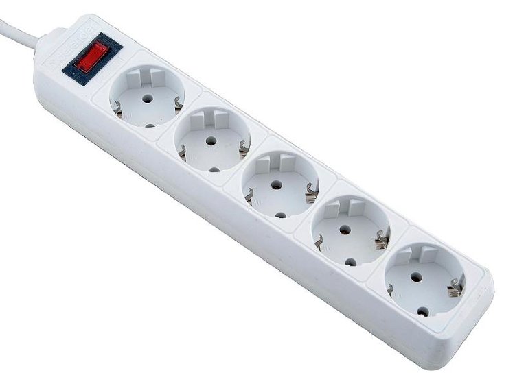 купить Сетевой фильтр Defender ЕS 5гн 5м белый                                                              с доставкой