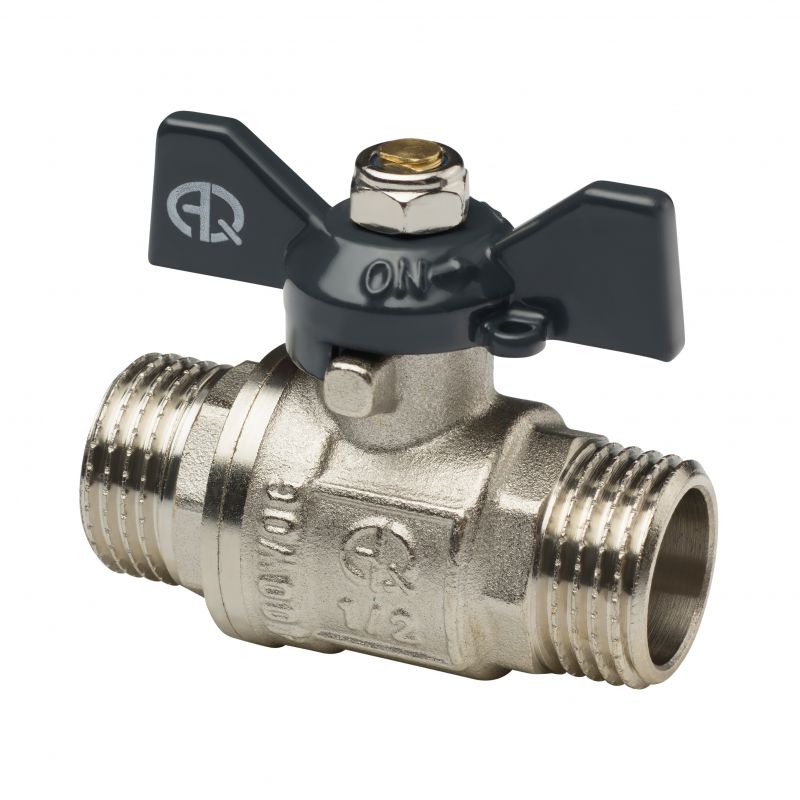 купить Кран шаровый 1/2" НР-НР бабочка с доставкой