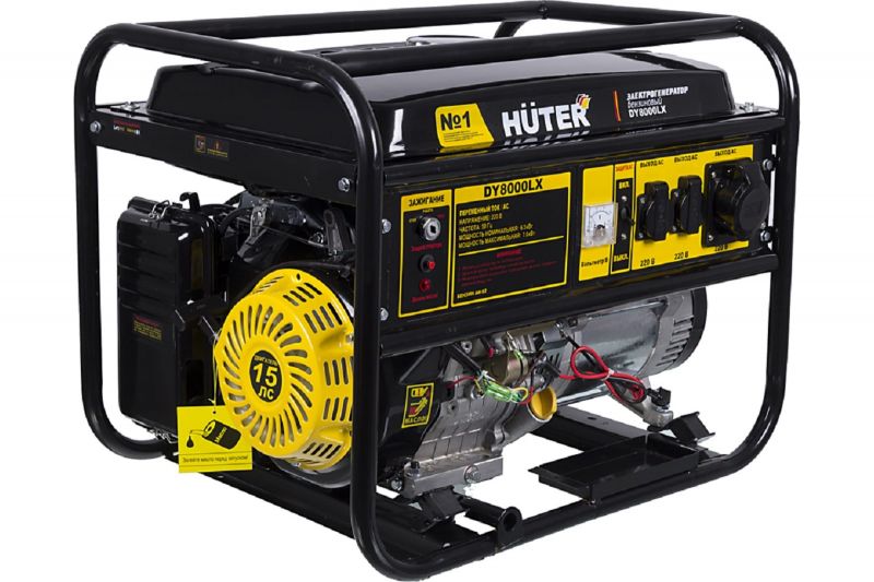 купить Генератор бензиновый HUTER DY8000LX , электростартер с доставкой