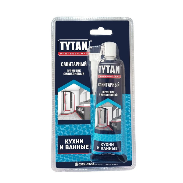 купить Герметик силиконовый TYTAN  85мл Санитарный Белый с доставкой