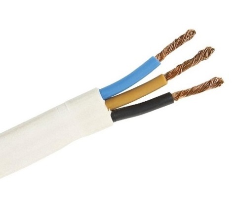 купить Провод ШВВП 3х0,5 белый                                                                              с доставкой