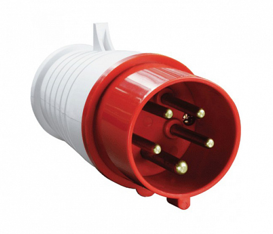 купить Вилка 025 3Р+РЕ+N 32А 380В                                                                           с доставкой