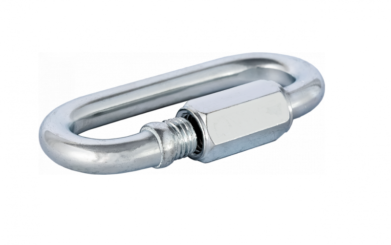 купить Карабин винтовой оцинк. 14мм DIN5299 с доставкой