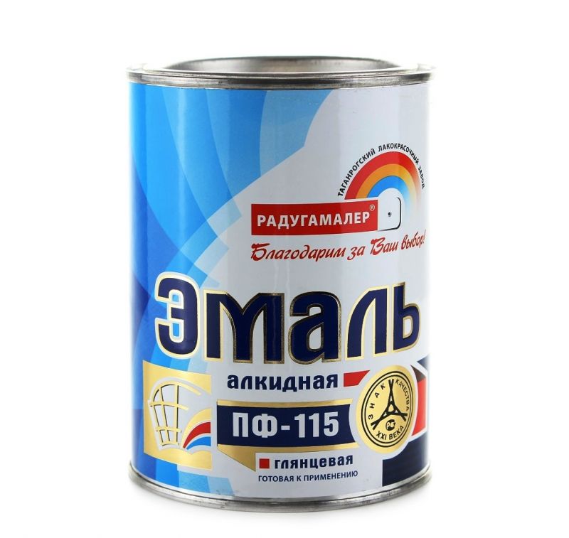 купить Эмаль ПФ-115  голубая  6,0кг  Радуга с доставкой