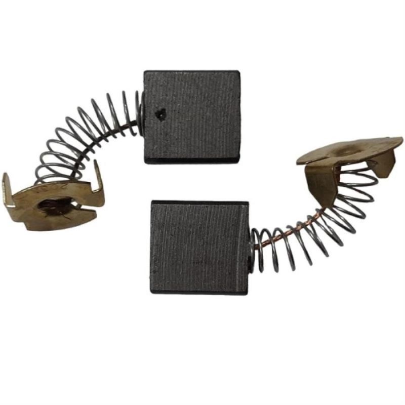 купить Щетки угольные №604 7х17х18 пружина, пятак-уши, Makita 9609, GA9020S, GA9030, СВ-204 с доставкой