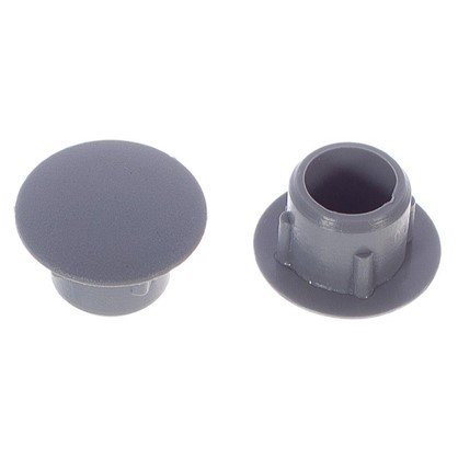 купить Заглушка под отверстие 12мм темно-серая                                                              с доставкой