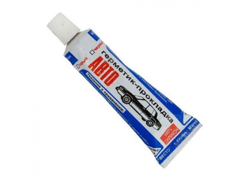 купить Герметик -прокладка  (65гр) 100% силикон, белый (г.Казань) с доставкой