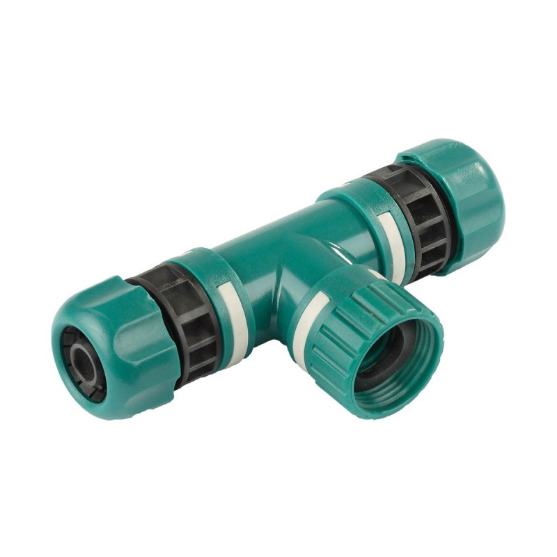 купить Тройник Raco Т-обр. (наружная резьба 3/4"- шланг 1/2"-шланг 1/2")                                    с доставкой