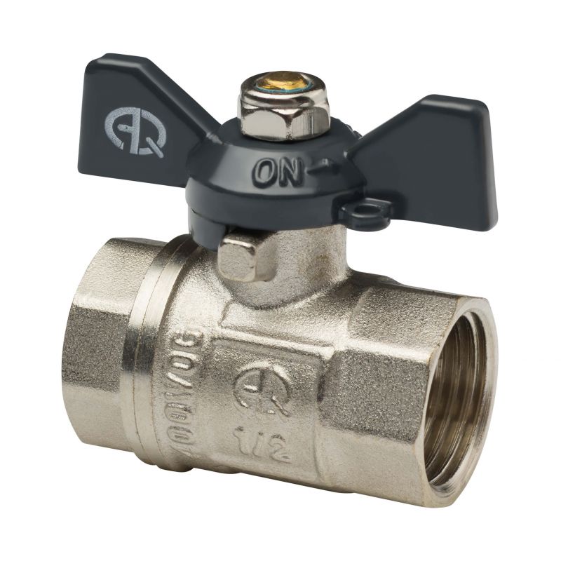 купить Кран шаровый 1/2" ВН-ВН бабочка с доставкой