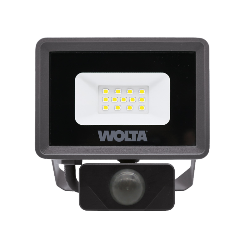 купить Прожектор светодиодный Wolta WFL-06  20Вт  датчик,5700К IP65 1800Лм серый с доставкой