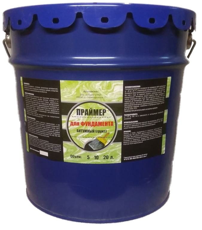 купить Праймер грунт битумный для фундамента 20л ОлифаХим с доставкой