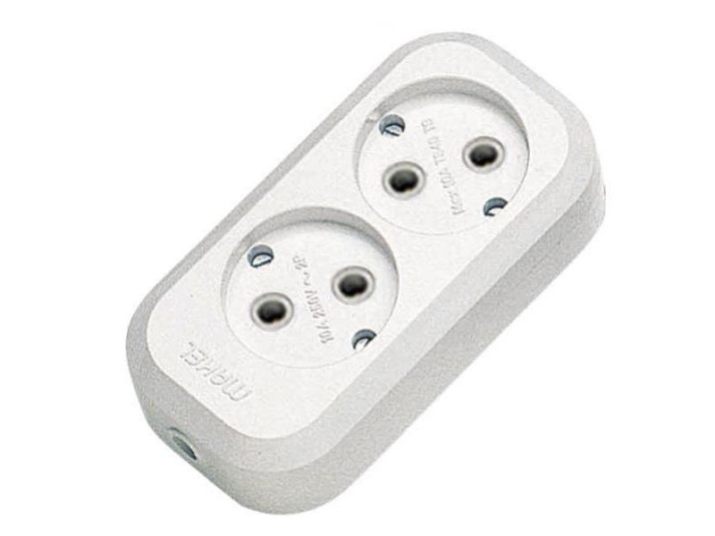 купить Колодка Makel 2гн без заземления                                                                     с доставкой